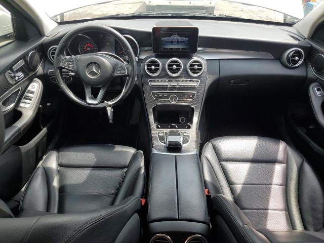 55SWF4KB1GU134508 - 2016 MERCEDES-BENZ C 300 4MATIC WHITE photo 8