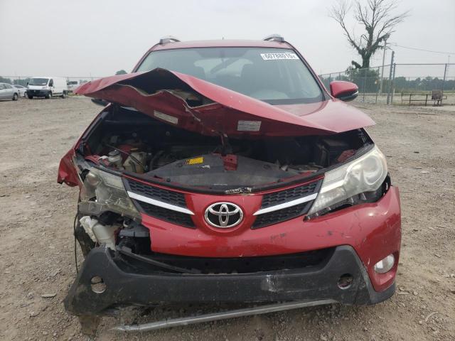 2T3RFREV4FW354722 - 2015 TOYOTA RAV4 XLE RED photo 5