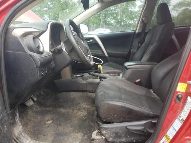 2T3RFREV4FW354722 - 2015 TOYOTA RAV4 XLE RED photo 7
