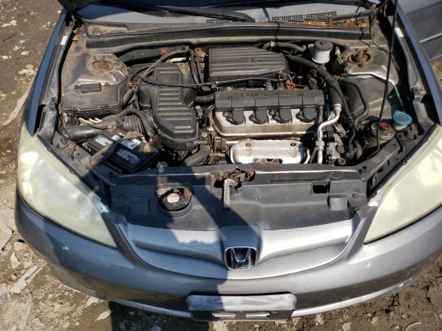 1HGES16385L023962 - 2005 HONDA CIVIC DX VP رمادي صورة 11