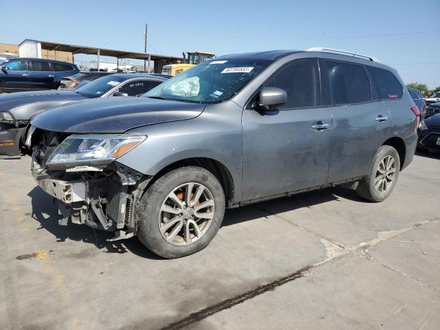 5N1AR2MN2GC615679 - 2016 NISSAN PATHFINDER S GRAY photo 1