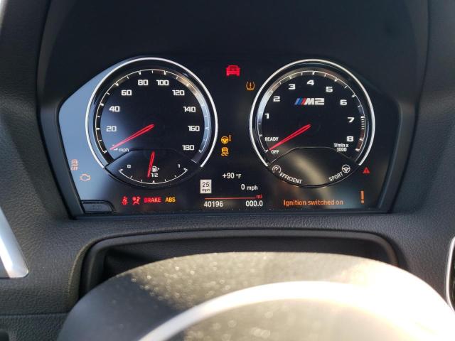 WBS2U7C00L7F70329 - 2020 BMW M2 COMPETITION SILVER photo 8