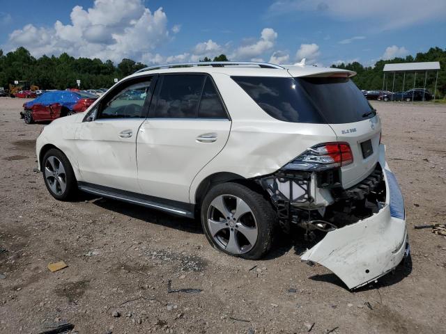 4JGDA5HB0HA843649 - 2017 MERCEDES-BENZ GLE 350 4MATIC WHITE photo 2