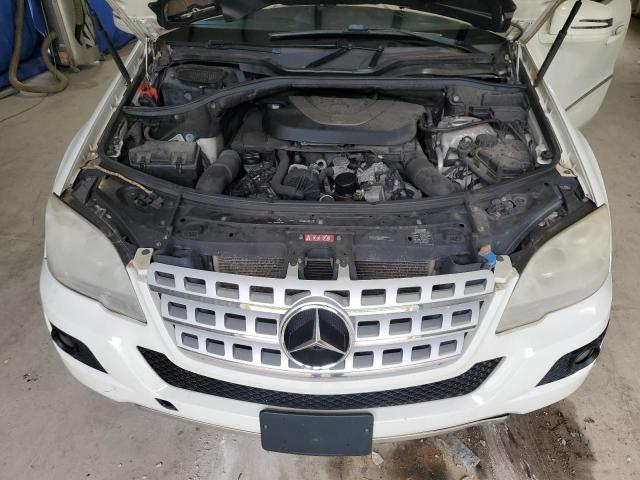 4JGBB8GB7BA690850 - 2011 MERCEDES-BENZ ML 350 4MATIC WHITE photo 12