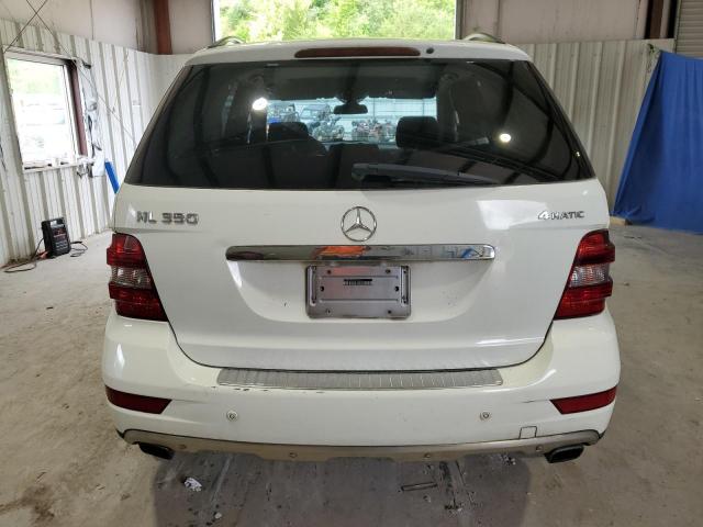 4JGBB8GB7BA690850 - 2011 MERCEDES-BENZ ML 350 4MATIC WHITE photo 6