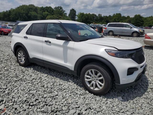 1FM5K8AB1PGB37086 - 2023 FORD EXPLORER POLICE INTERCEPTOR WHITE photo 4