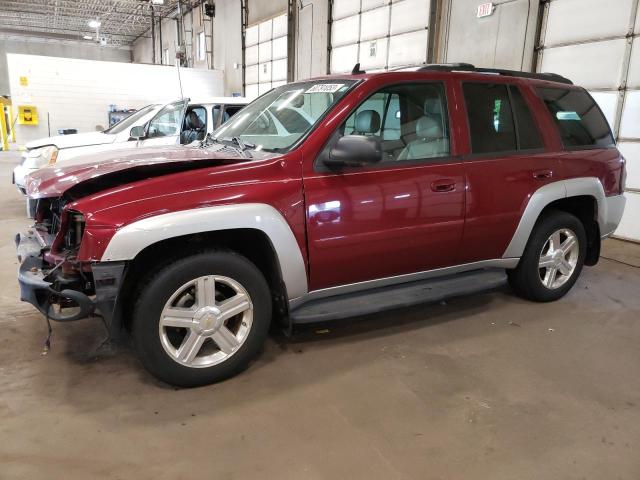 1GNDT13S782194786 - 2008 CHEVROLET TRAILBLAZE LS MAROON photo 1