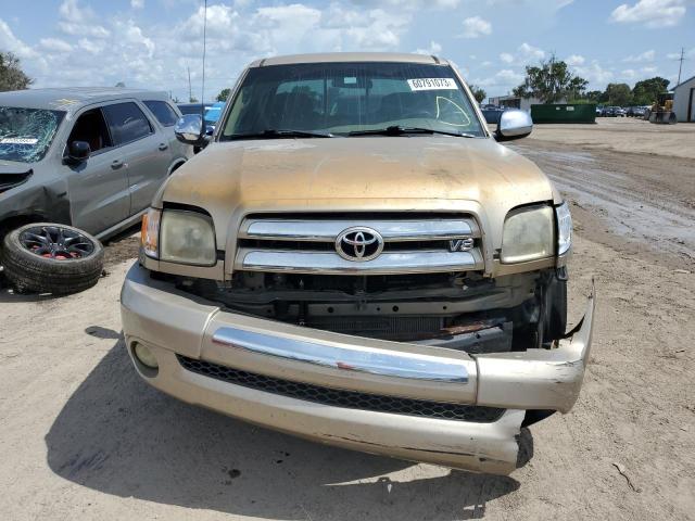 5TBRT34153S345974 - 2003 TOYOTA TUNDRA ACCESS CAB SR5 GOLD photo 5