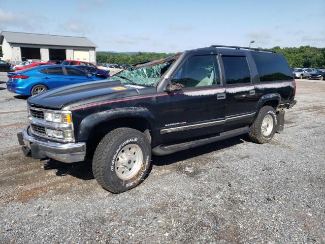 1GNGK26F3WJ349213 - 1998 CHEVROLET SUBURBAN K2500 BLACK photo 1