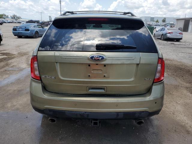 2FMDK3JC6DBB49860 - 2013 FORD EDGE SEL GREEN photo 6