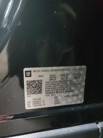 3GNAXJEV3JL404299 - 2018 CHEVROLET EQUINOX LT BLACK photo 13