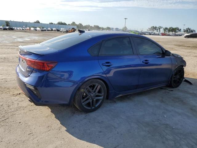 3KPF34AD6LE166867 - 2020 KIA FORTE GT LINE BLUE photo 3