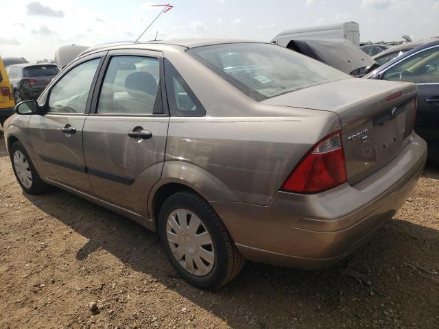 1FAFP34N35W132807 - 2005 FORD FOCUS ZX4 TAN photo 2