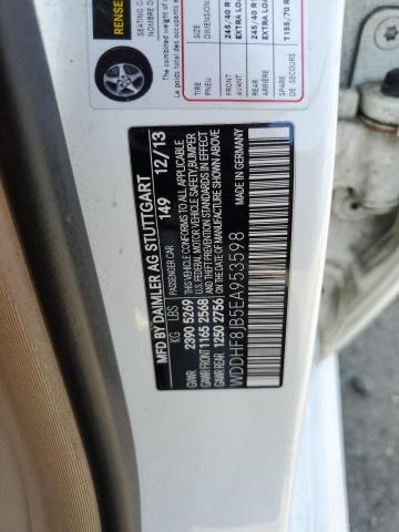 WDDHF8JB5EA953598 - 2014 MERCEDES-BENZ E 350 4MATIC WHITE photo 13
