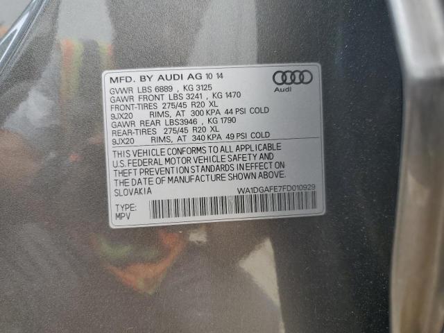 WA1DGAFE7FD010929 - 2015 AUDI Q7 PRESTIGE CHARCOAL photo 14