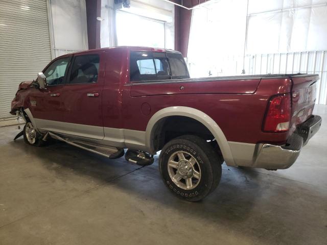 3C63D3ML2CG302999 - 2012 DODGE RAM 3500 LARAMIE MAROON photo 2