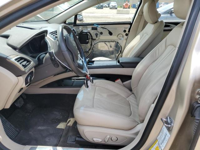 3LN6L5E98HR626814 - 2017 LINCOLN MKZ RESERVE ოქროსფერი ფოტო 7