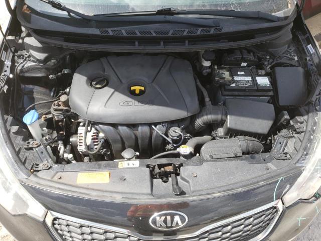 KNAFX5A8XF5320779 - 2015 KIA FORTE EX BLACK photo 11