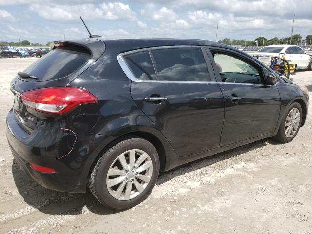 KNAFX5A8XF5320779 - 2015 KIA FORTE EX BLACK photo 3