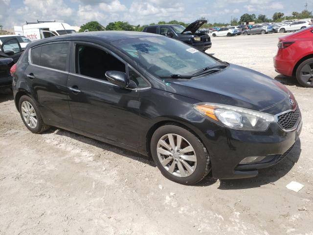 KNAFX5A8XF5320779 - 2015 KIA FORTE EX BLACK photo 4