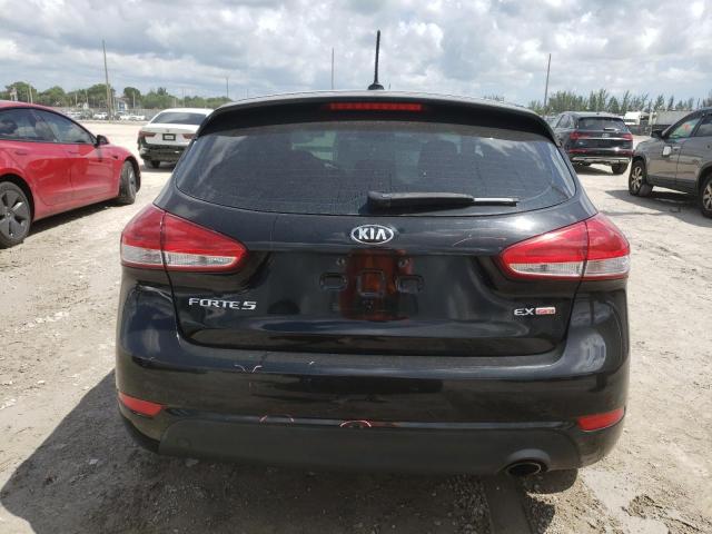 KNAFX5A8XF5320779 - 2015 KIA FORTE EX BLACK photo 6