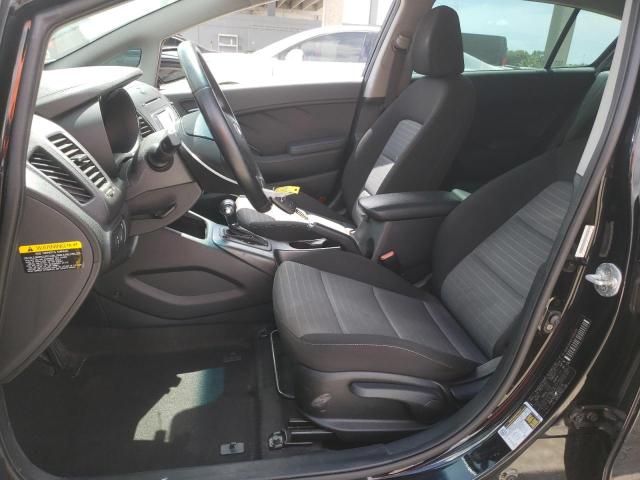 KNAFX5A8XF5320779 - 2015 KIA FORTE EX BLACK photo 7