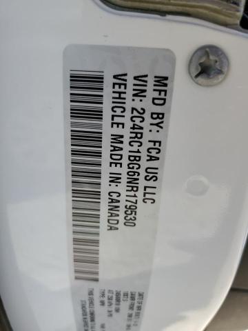 2C4RC1BG6NR179530 - 2022 CHRYSLER PACIFICA TOURING L WHITE photo 13