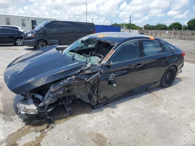 1HGCV1F33KA010090 - 2019 HONDA ACCORD SPORT أسود صورة 1