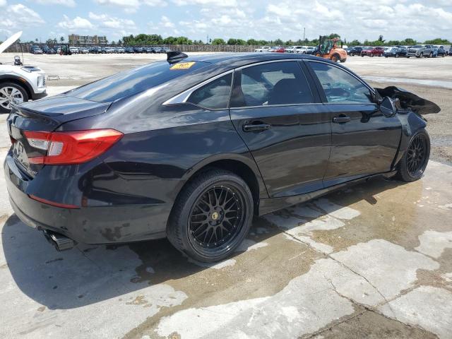 1HGCV1F33KA010090 - 2019 HONDA ACCORD SPORT أسود صورة 3