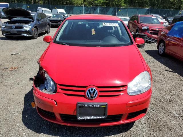 WVWDS71KX7W170586 - 2007 VOLKSWAGEN RABBIT RED photo 5