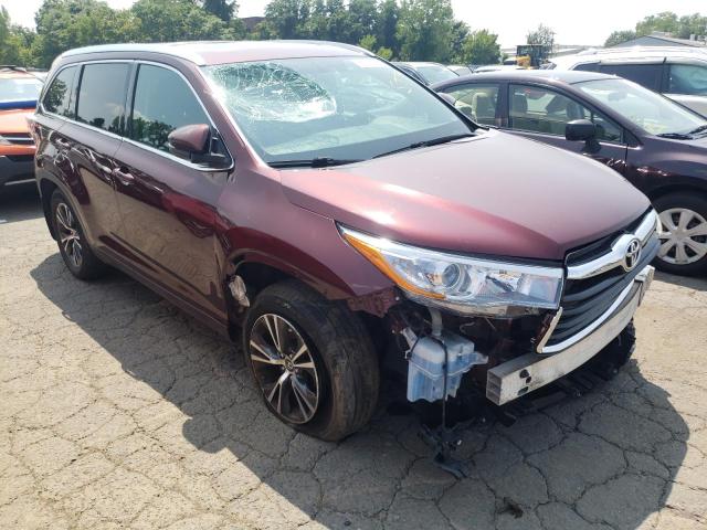 5TDJKRFH1GS292233 - 2016 TOYOTA HIGHLANDER XLE Bordo foto 4