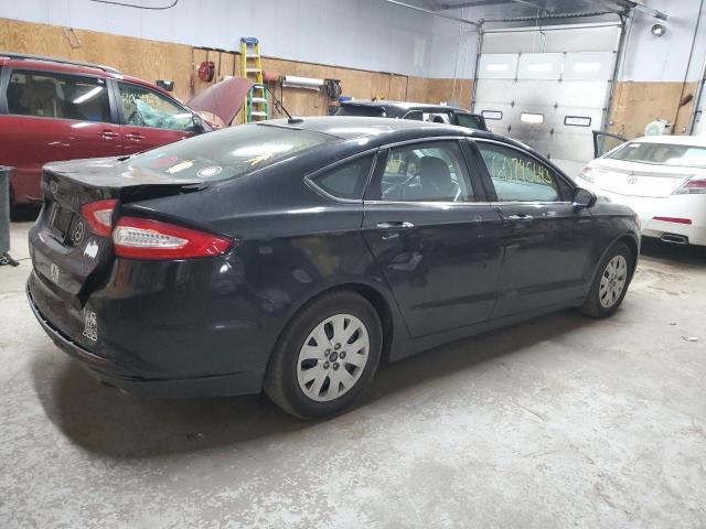 3FA6P0G70DR162683 - 2013 FORD FUSION S BLACK photo 3