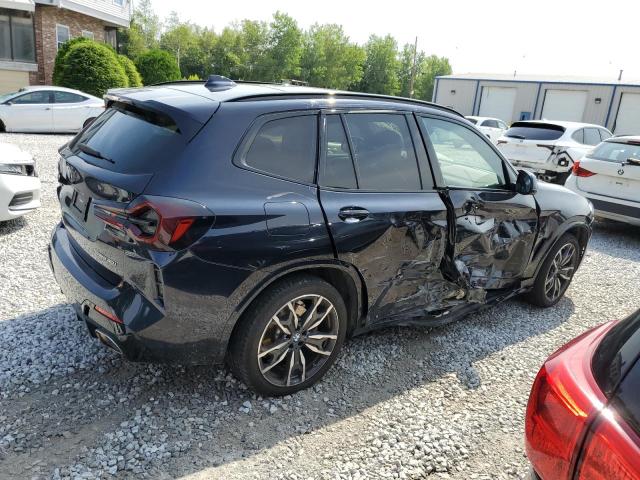 5UX53DP01N9K74027 - 2022 BMW X3 XDRIVE30I BLUE photo 3