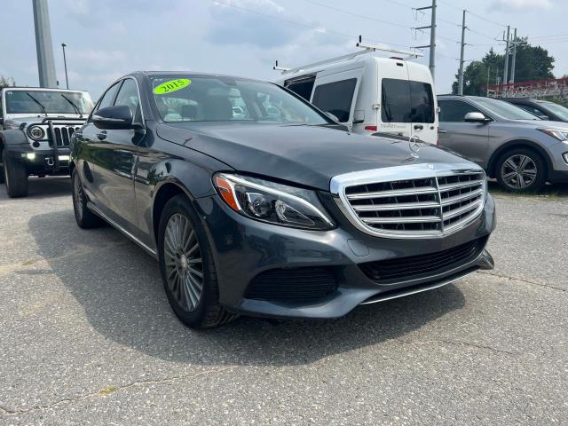55SWF4KB2FU040362 - 2015 MERCEDES-BENZ C 300 4MATIC GRAY photo 1