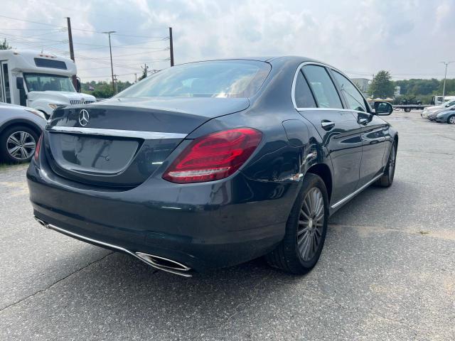 55SWF4KB2FU040362 - 2015 MERCEDES-BENZ C 300 4MATIC GRAY photo 4