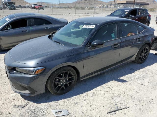 2HGFE2F56NH608801 - 2022 HONDA CIVIC SPORT ნაცრისფერი ფოტო 1