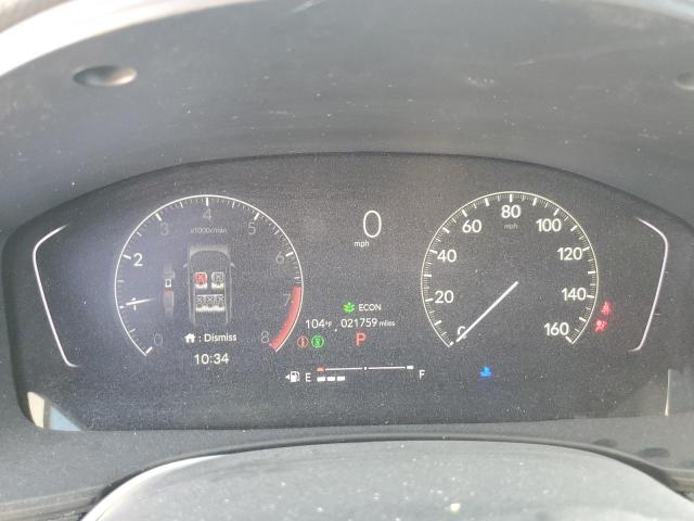 2HGFE2F56NH608801 - 2022 HONDA CIVIC SPORT ნაცრისფერი ფოტო 9