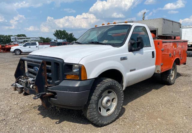 1FDWF35P36EC84831 - 2006 FORD F350 SRW SUPER DUTY WHITE photo 2