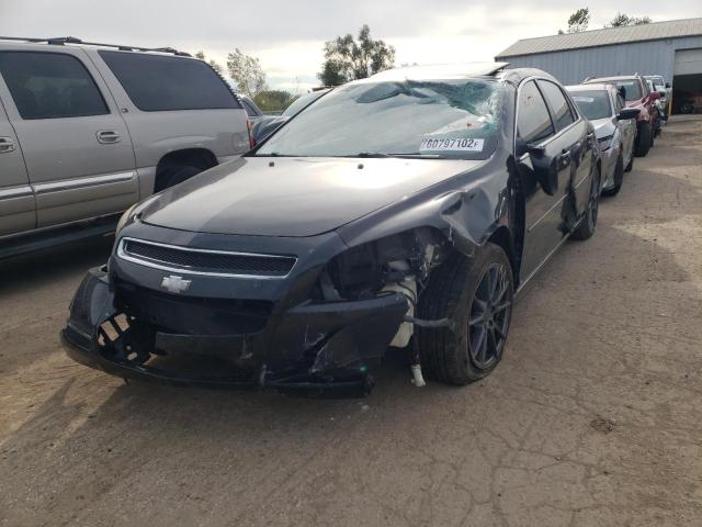 1G1ZH57B38F200926 - 2008 CHEVROLET MALIBU 1LT BLACK photo 2