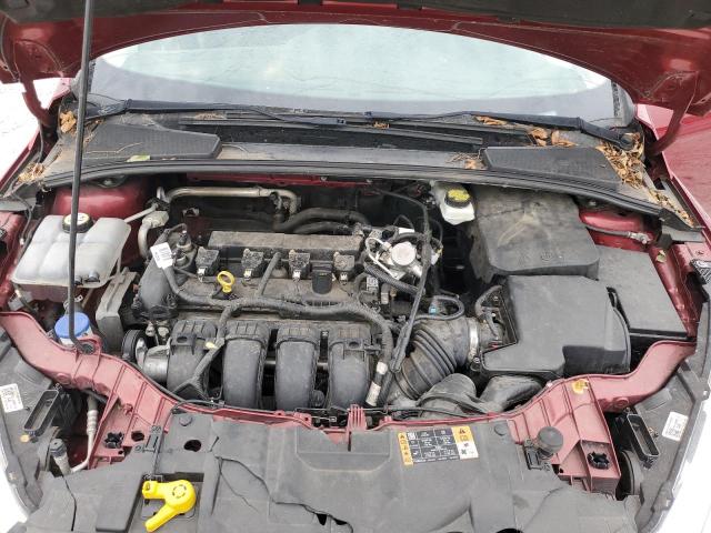 1FADP3K22HL312205 - 2017 FORD FOCUS SE MAROON photo 11