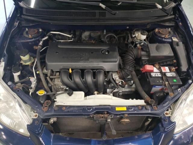 2T1KR32E47C672135 - 2007 TOYOTA COROLLA MA XR BLUE photo 11