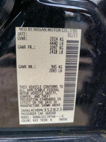 1N4AL4CV8PN352823 - 2023 NISSAN ALTIMA SR Noir photo 12