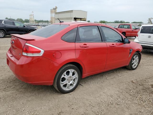 1FAHP35N88W123371 - 2008 FORD FOCUS 4D SE RED photo 3