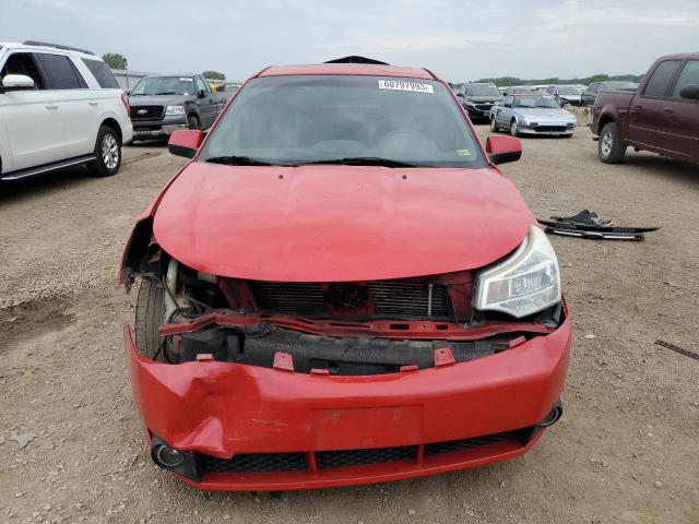 1FAHP35N88W123371 - 2008 FORD FOCUS 4D SE RED photo 5