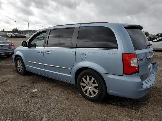 2C4RC1CG9CR338794 - 2012 CHRYSLER TOWN & COU TOURING L BLUE photo 2