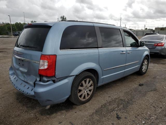 2C4RC1CG9CR338794 - 2012 CHRYSLER TOWN & COU TOURING L BLUE photo 3