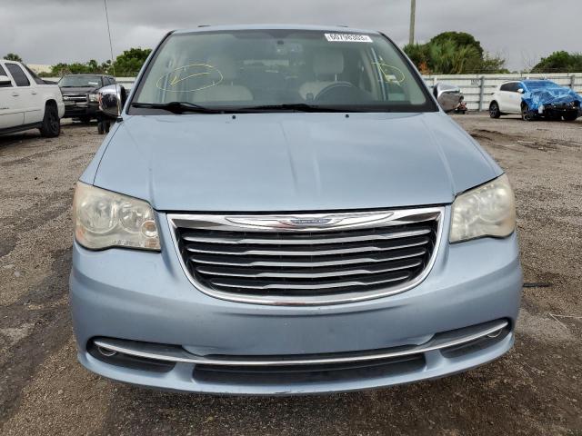 2C4RC1CG9CR338794 - 2012 CHRYSLER TOWN & COU TOURING L BLUE photo 5