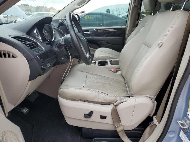 2C4RC1CG9CR338794 - 2012 CHRYSLER TOWN & COU TOURING L BLUE photo 7