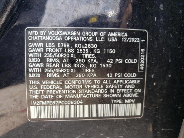 1V2FMPE87PC008304 - 2023 VOLKSWAGEN ID.4 PRO S 黑色 照片 13