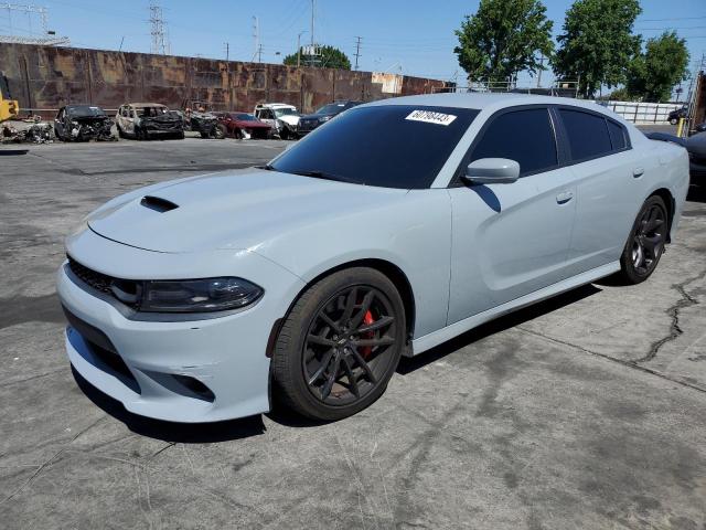 2C3CDXGJXMH522889 - 2021 DODGE CHARGER SCAT PACK GRAY photo 1